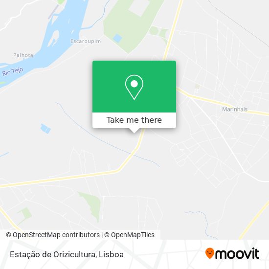 Estação de Orizicultura mapa