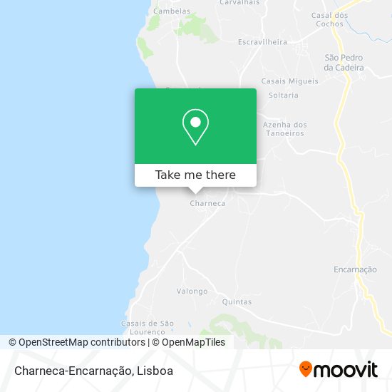 Charneca-Encarnação map