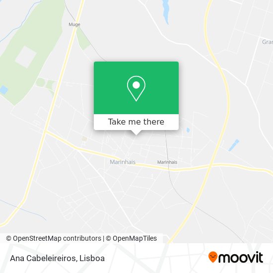 Ana Cabeleireiros mapa