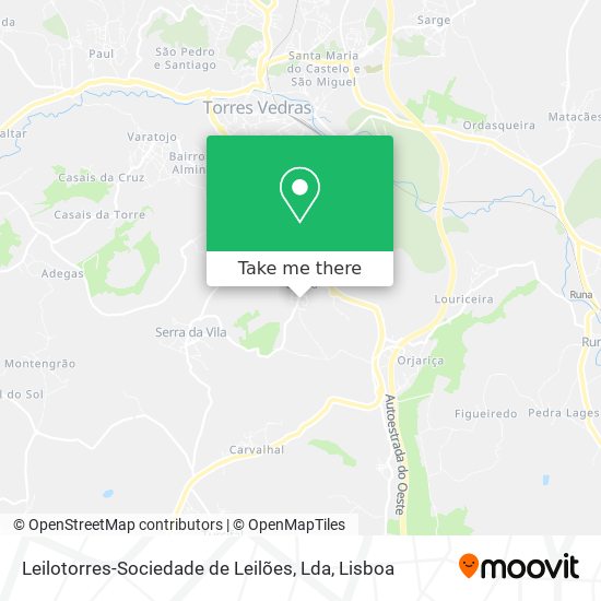 Leilotorres-Sociedade de Leilões, Lda mapa