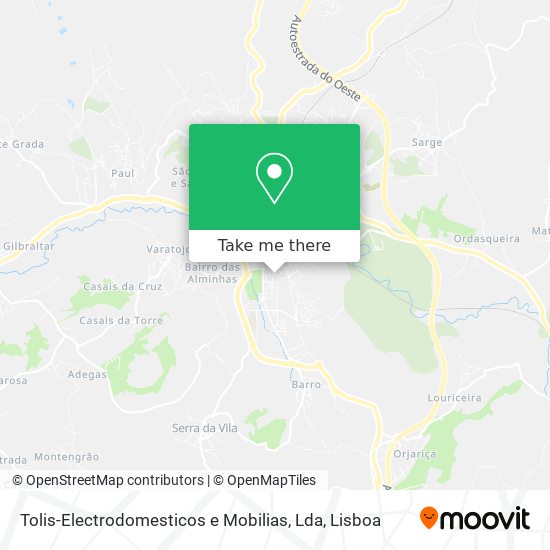 Tolis-Electrodomesticos e Mobilias, Lda mapa