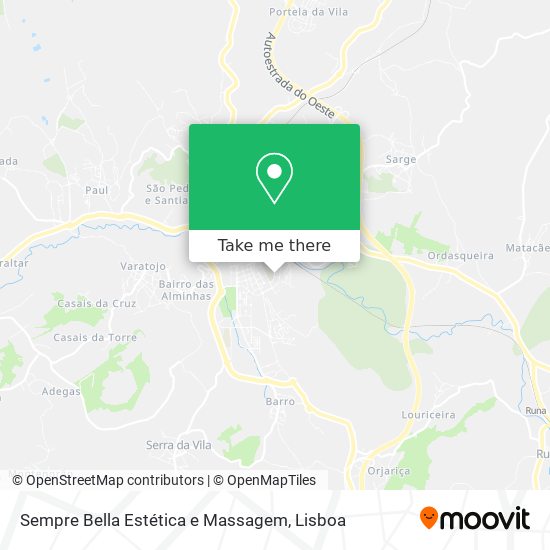 Sempre Bella Estética e Massagem map