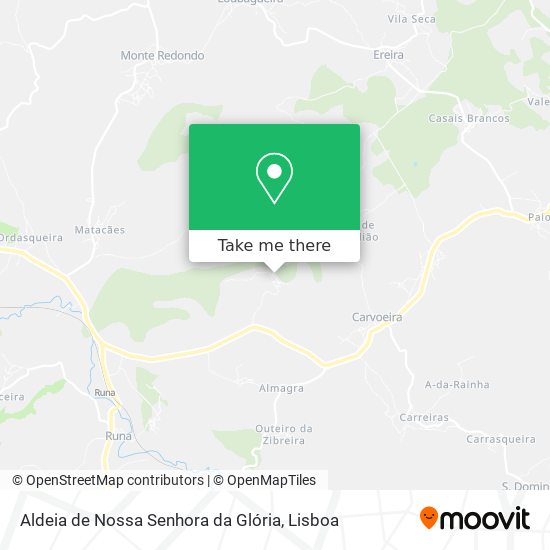 Aldeia de Nossa Senhora da Glória map