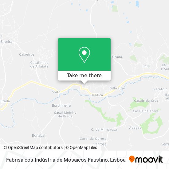Fabrisaicos-Indústria de Mosaicos Faustino map