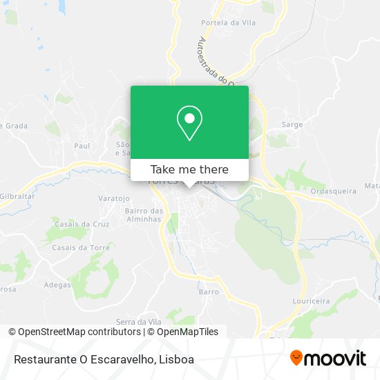 Restaurante O Escaravelho map