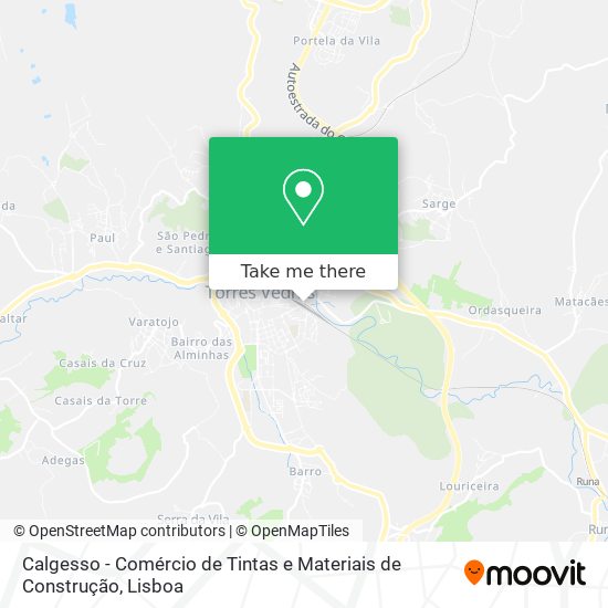 Calgesso - Comércio de Tintas e Materiais de Construção map