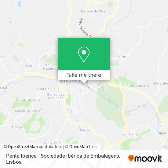 Penta Ibérica - Sociedade Ibérica de Embalagens map