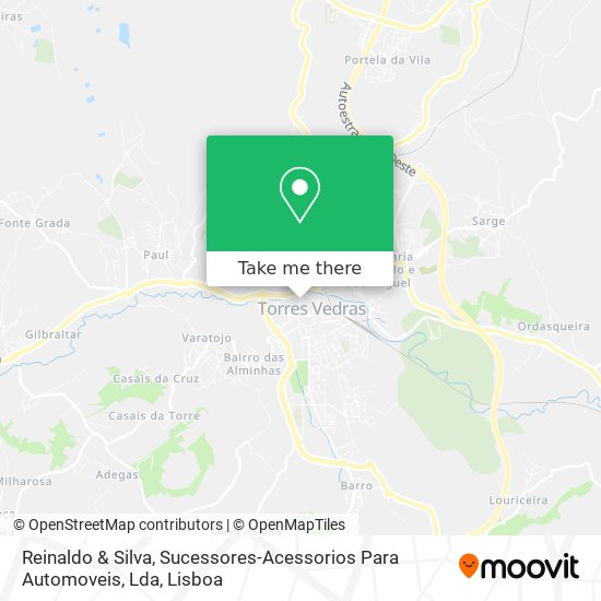 Reinaldo & Silva, Sucessores-Acessorios Para Automoveis, Lda map