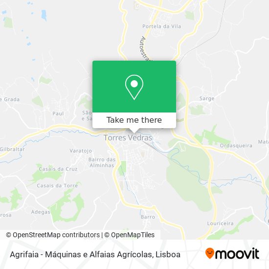 Agrifaia - Máquinas e Alfaias Agrícolas mapa