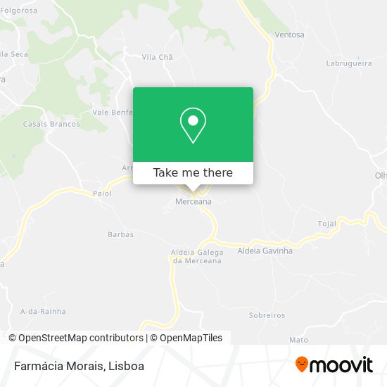 Farmácia Morais mapa