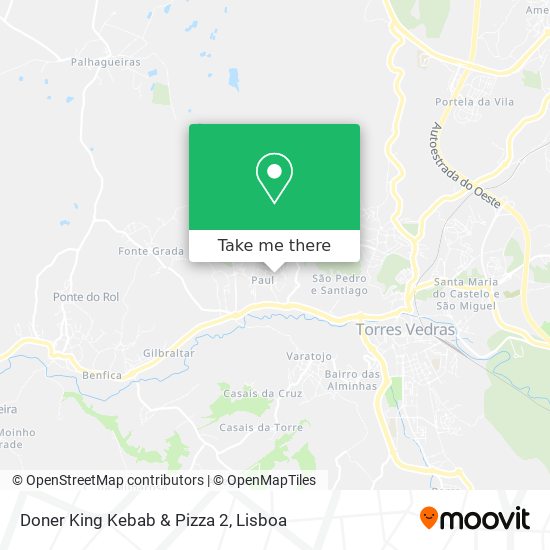 Doner King Kebab & Pizza 2 map