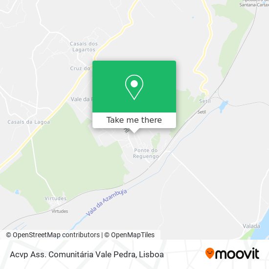 Acvp Ass. Comunitária Vale Pedra mapa