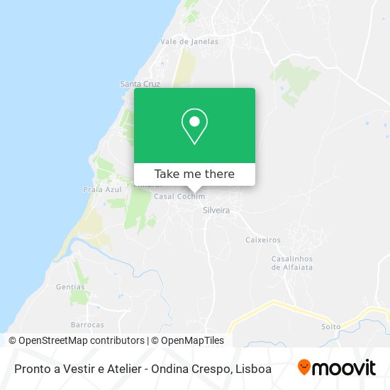 Pronto a Vestir e Atelier - Ondina Crespo map
