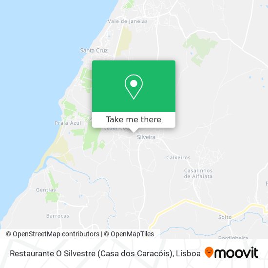 Restaurante O Silvestre (Casa dos Caracóis) mapa