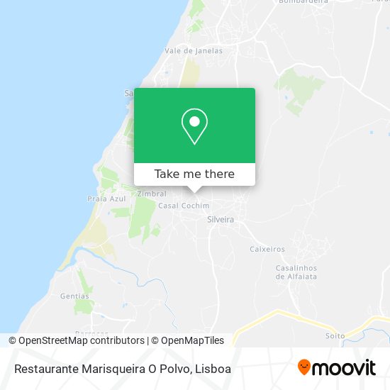 Restaurante Marisqueira O Polvo mapa