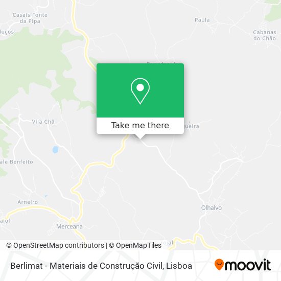 Berlimat - Materiais de Construção Civil map