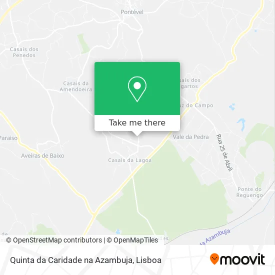 Quinta da Caridade na Azambuja map