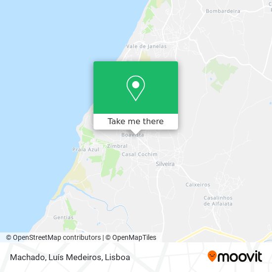 Machado, Luís Medeiros mapa
