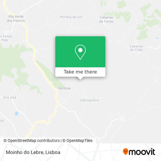 Moinho do Lebre map