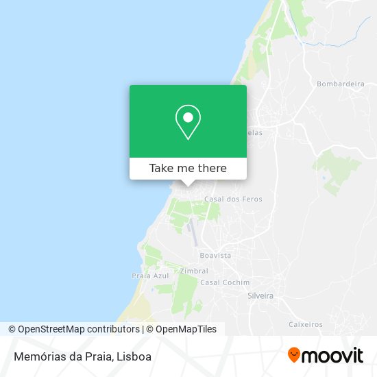 Memórias da Praia map