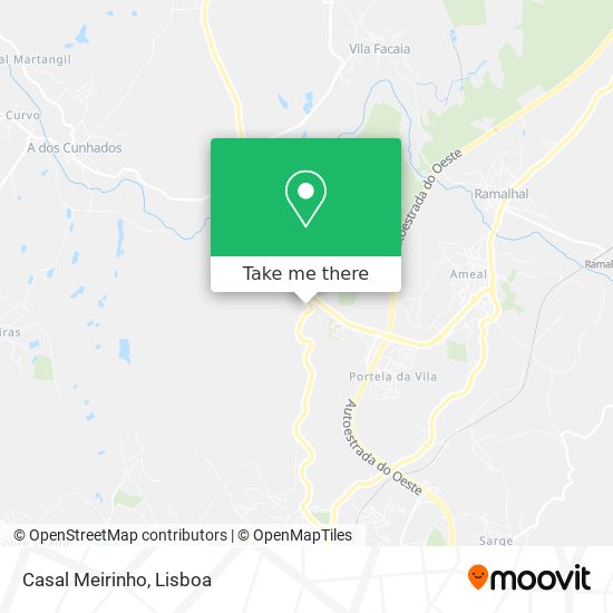 Casal Meirinho mapa