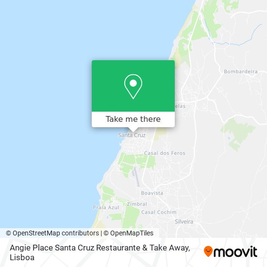 Angie Place Santa Cruz Restaurante & Take Away map