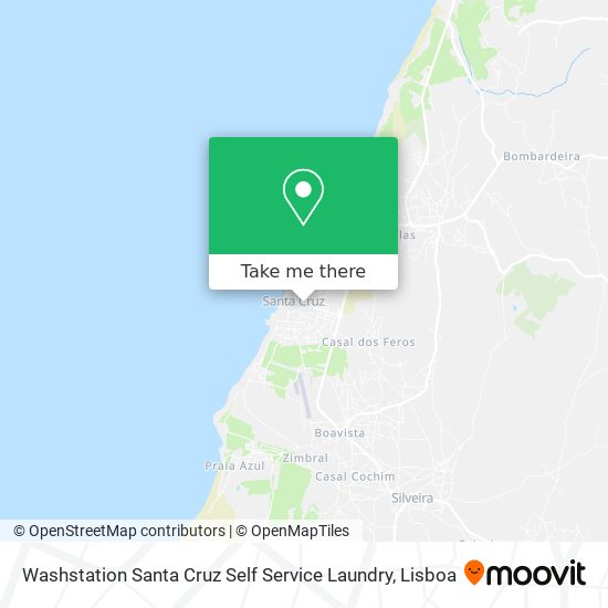 Washstation Santa Cruz Self Service Laundry mapa