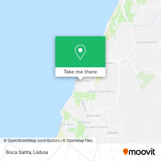 Boca Santa map