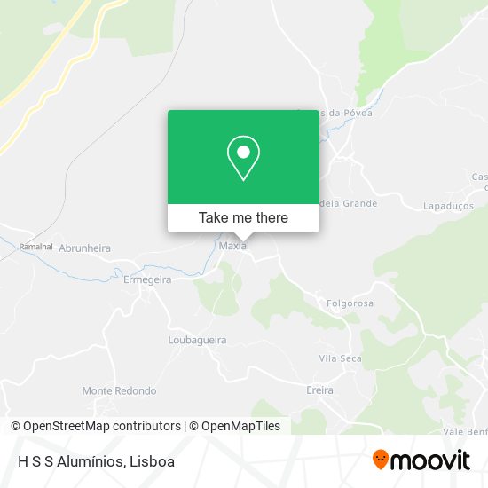 H S S Alumínios mapa