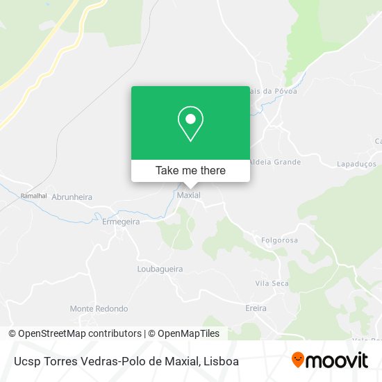 Ucsp Torres Vedras-Polo de Maxial mapa