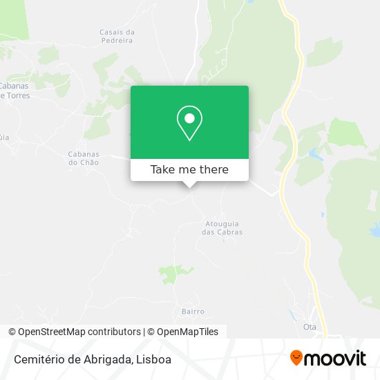 Cemitério de Abrigada map
