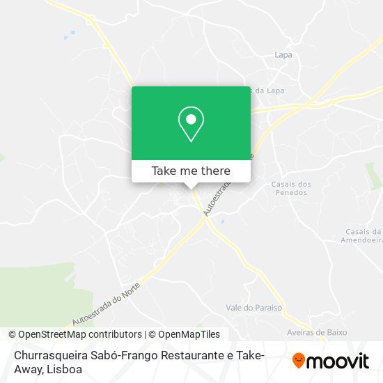 Churrasqueira Sabó-Frango Restaurante e Take- Away mapa