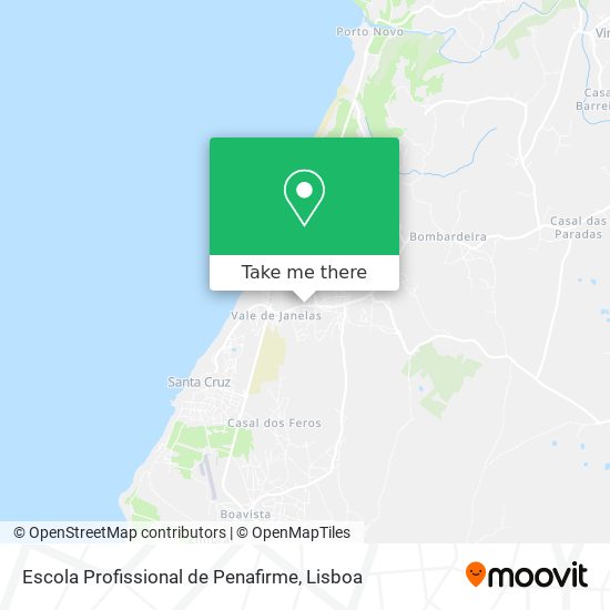 Escola Profissional de Penafirme mapa