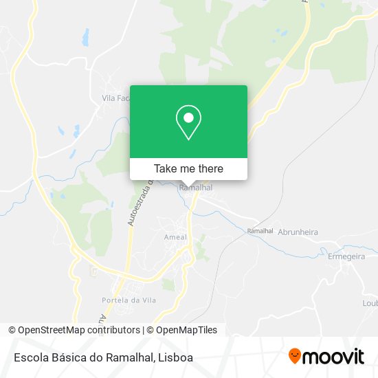 Escola Básica do Ramalhal map
