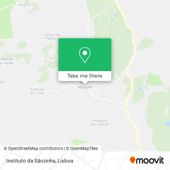 Instituto da Sãozinha mapa
