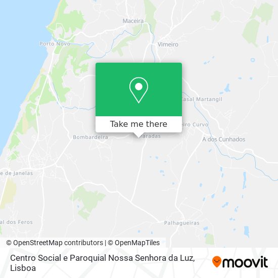 Centro Social e Paroquial Nossa Senhora da Luz mapa