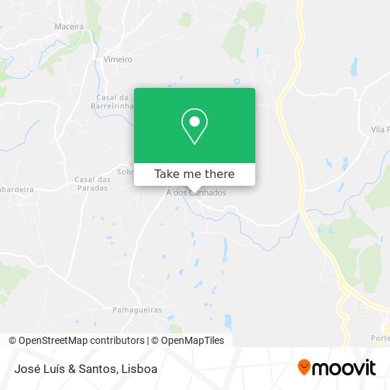 José Luís & Santos map