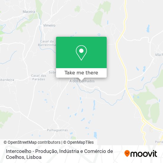 Intercoelho - Produção, Indústria e Comércio de Coelhos map