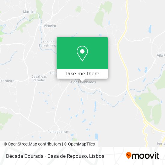 Década Dourada - Casa de Repouso mapa