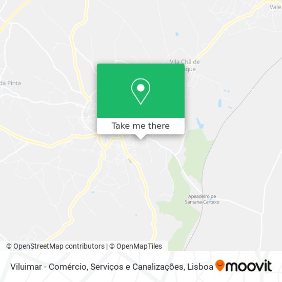 Viluimar - Comércio, Serviços e Canalizações map