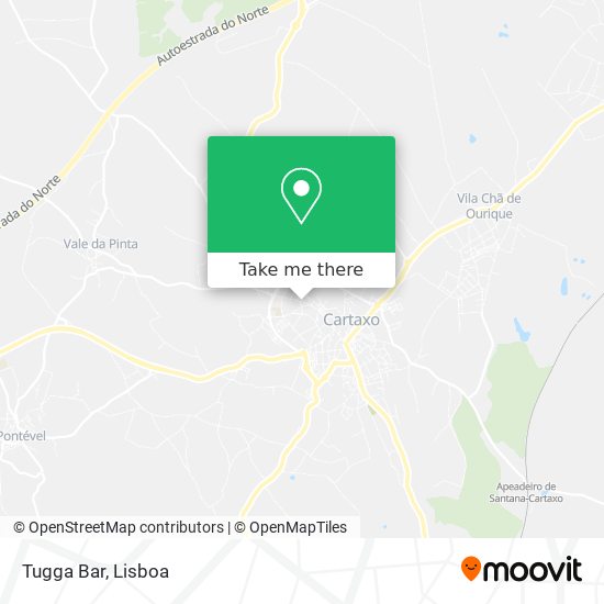 Tugga Bar map