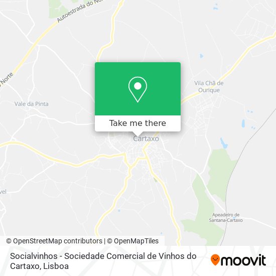 Socialvinhos - Sociedade Comercial de Vinhos do Cartaxo map