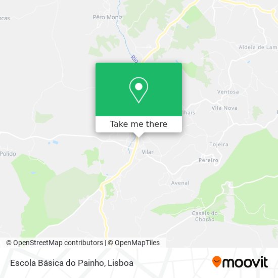 Escola Básica do Painho map