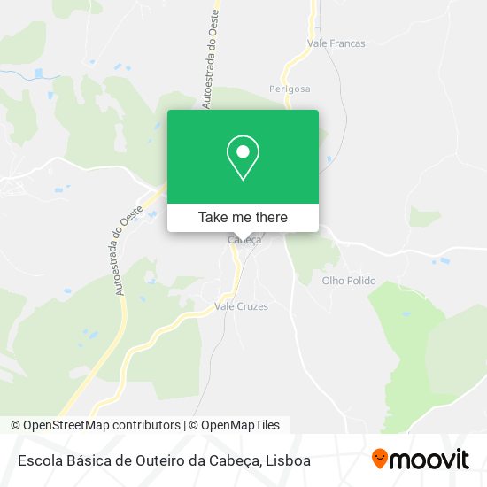 Escola Básica de Outeiro da Cabeça map