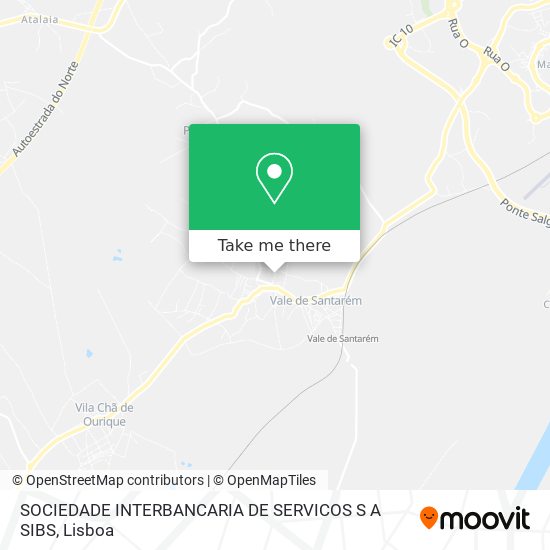 SOCIEDADE INTERBANCARIA DE SERVICOS S A SIBS map