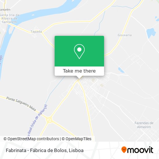 Fabrinata - Fábrica de Bolos mapa