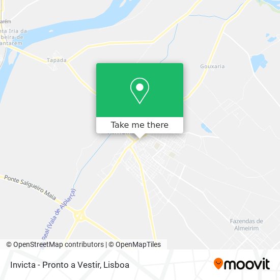 Invicta - Pronto a Vestir map