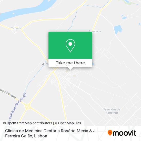 Clínica de Medicina Dentária Rosário Mexia & J. Ferreira Galão map