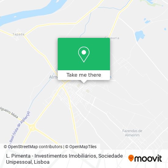 L. Pimenta - Investimentos Imobiliários, Sociedade Unipessoal map