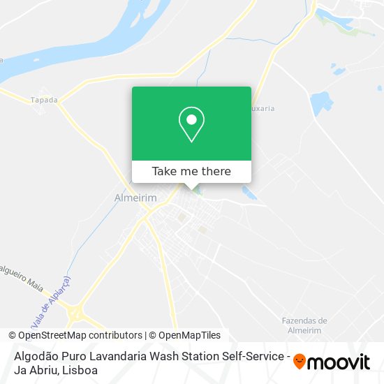 Algodão Puro Lavandaria Wash Station Self-Service - Ja Abriu map